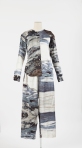 Mary Ping, Marble print top and matching pants, Fall/Winter 2012, photograph courtesy of Museum of Chinese in America