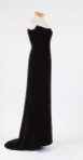 Melinda Eng, Black Silk Velvet Bustier Gown, Fall 1999, photograph courtesy of Museum of Chinese in America
